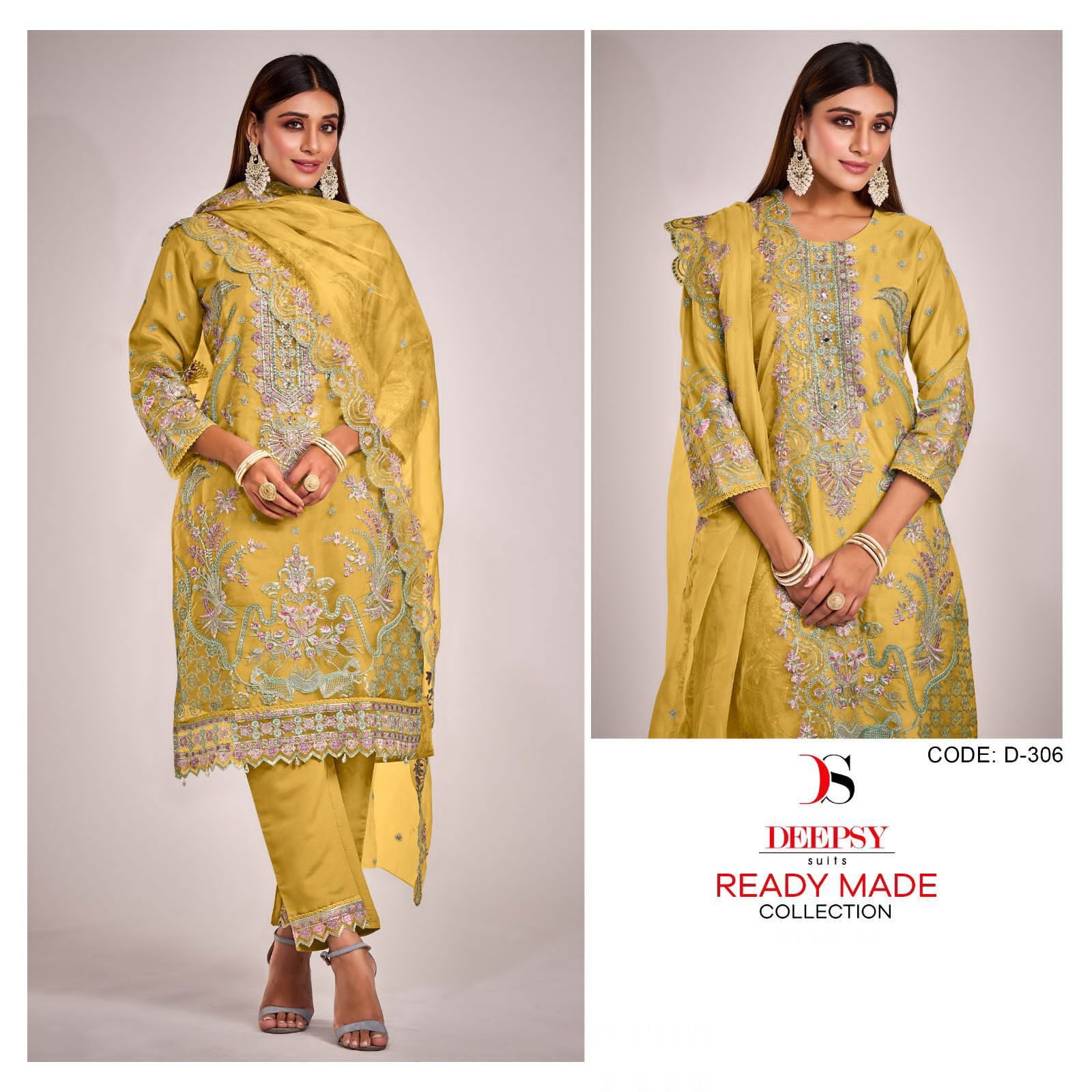 D 306 By Deepsy Readymade Pakistani Suits Catalog